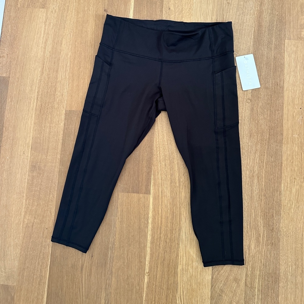 Athleta Ultimate stash 7/8 tight, black, XL, new with tags